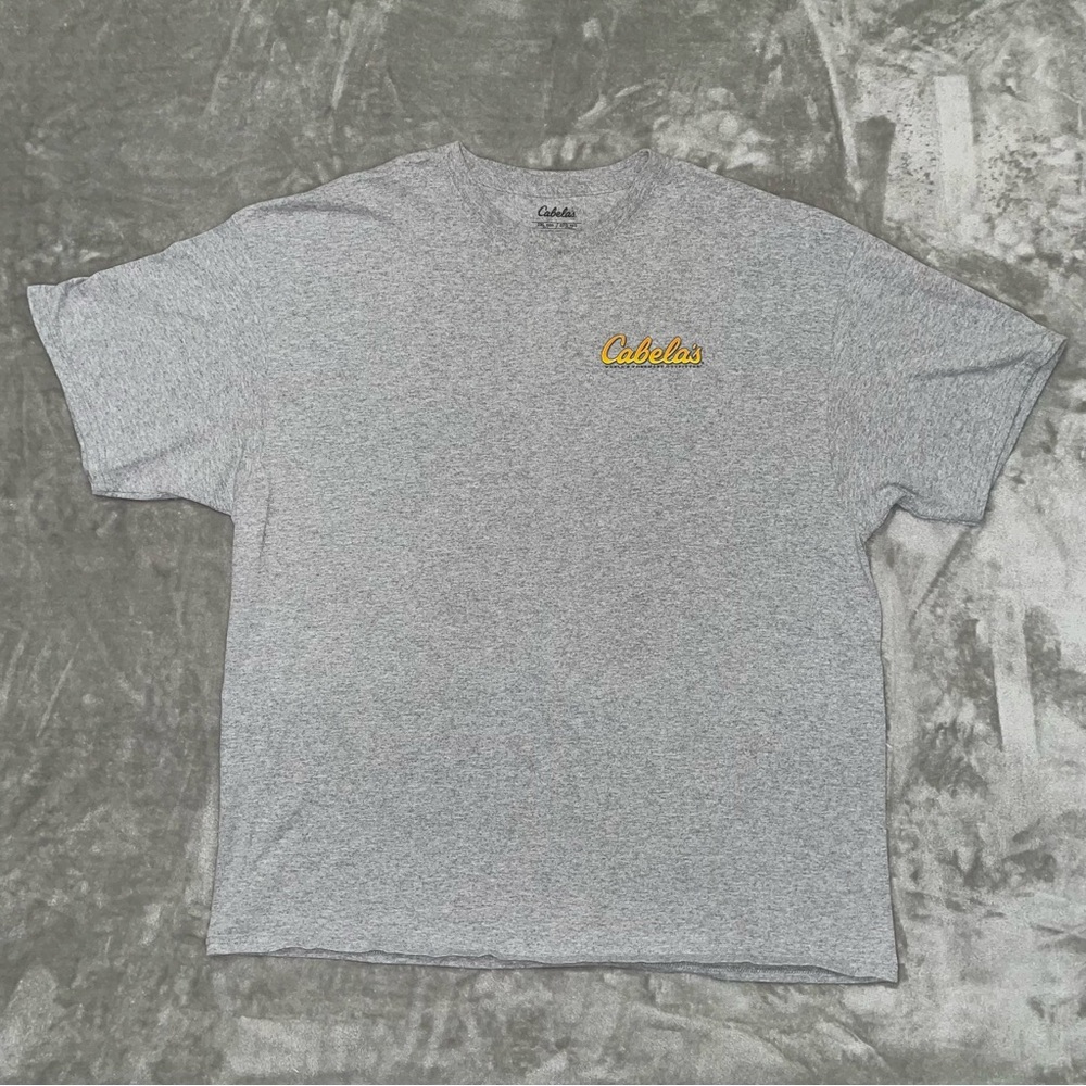 Cabela’s Gray Graphic Tees 2XL Duo Pack Fish Graphic Shirt Deer Outdoor - Picture 11 of 15